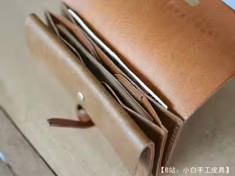 智能手机皮革手拿包/更长的图案 - 2