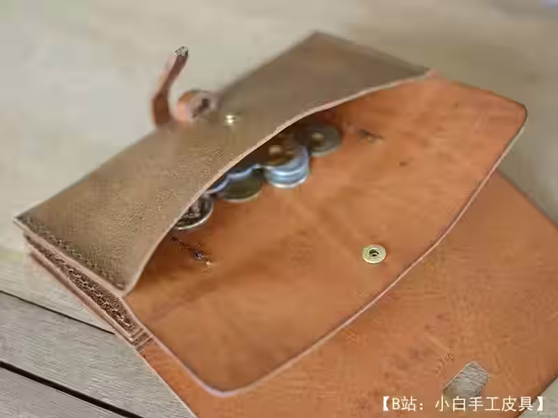 智能手机皮革手拿包/更长的图案 - 3