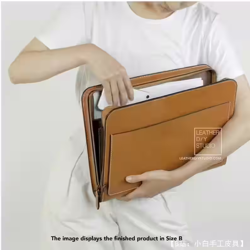 A4 格式文档的皮革文件夹的图案 - 1