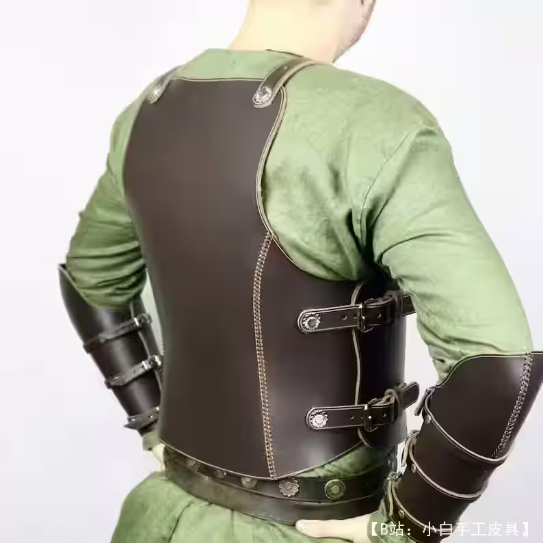 Выкройка кожаная мужская кираса Ruk от War Factory - 4