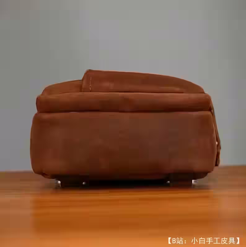 图案牛皮单肩包（单肩带） - 4