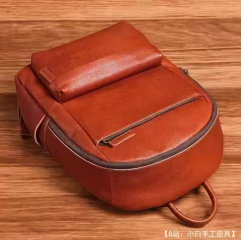 经典小皮革背包的图案 - 1