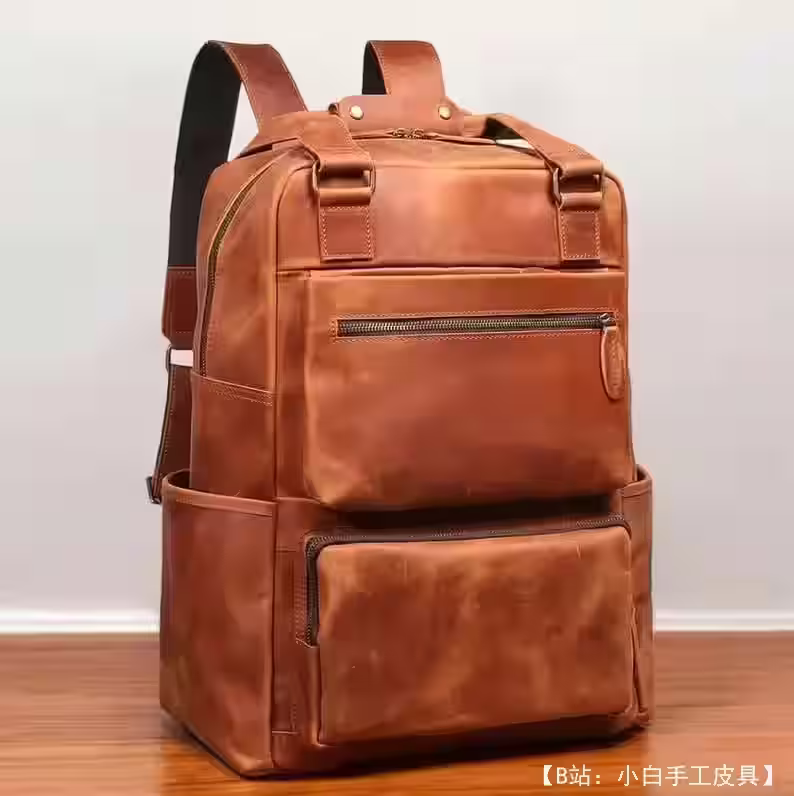 皮革商务背包图案 - 2