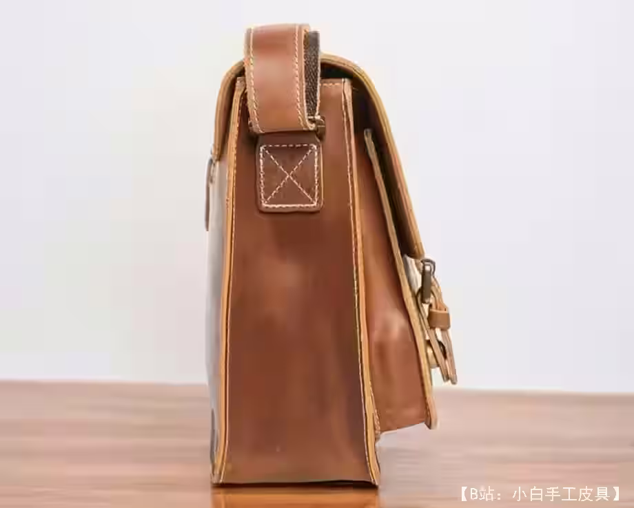 皮革斜挎包图案 - 2