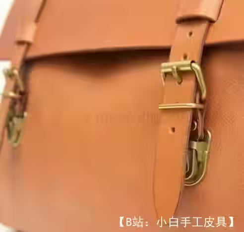 皮革斜挎包图案 - 4