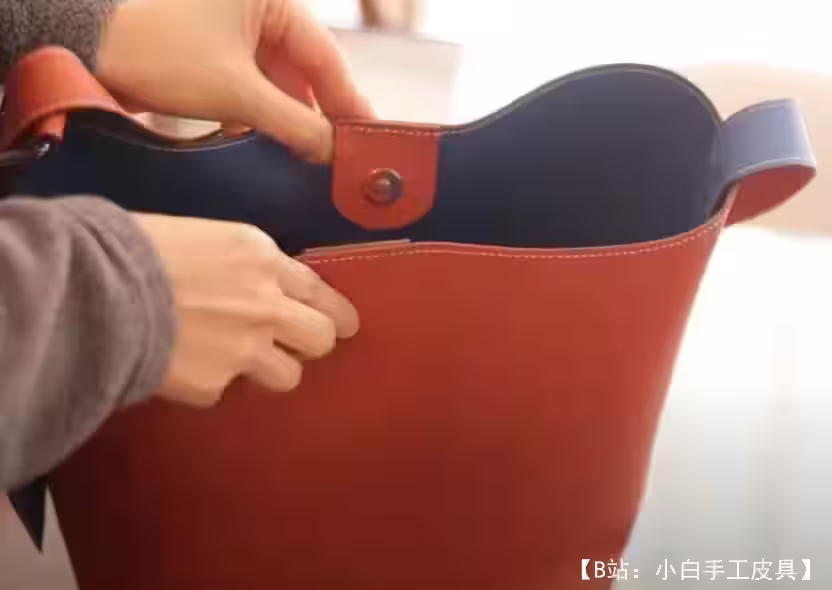 皮革水桶包图案 - 2