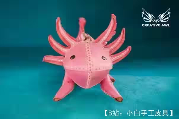 Creative AWL 的蝾螈皮革铅笔盒图案 - 1