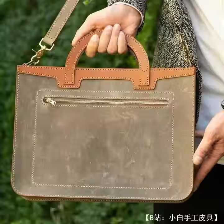 V&P 的“Umberto”皮革商务公文包图案 - 7