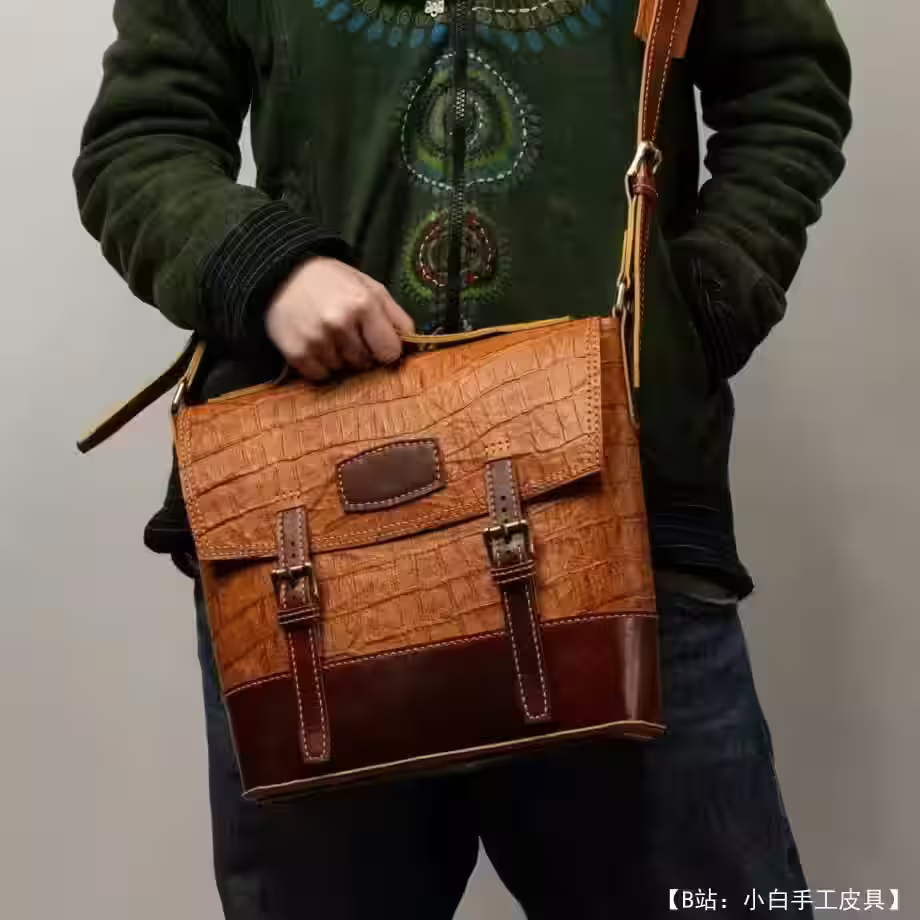 Выкройка женской кожаной сумки Sadie от V&P - 4