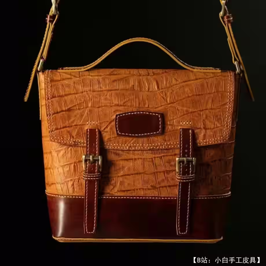 Выкройка женской кожаной сумки Sadie от V&P - 6