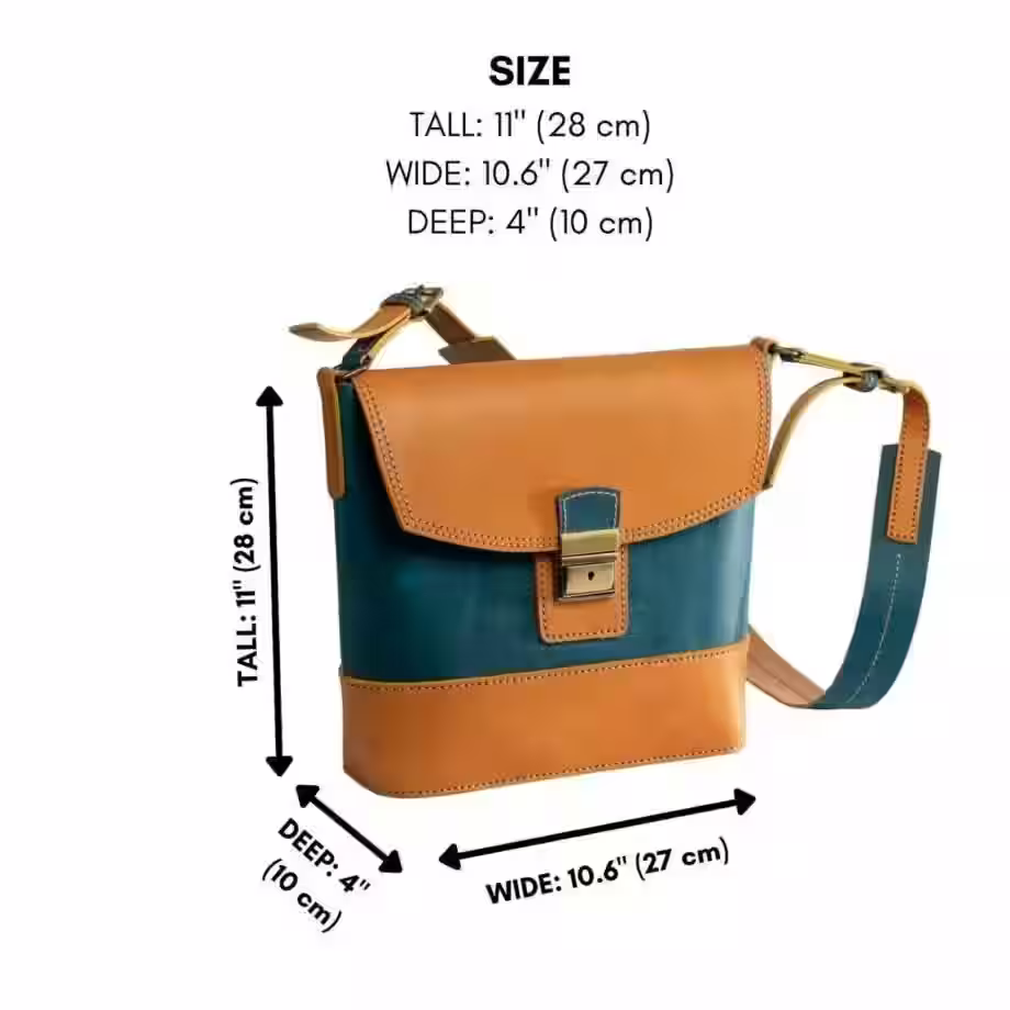 Выкройка женской кожаной сумки Sadie от V&P - 8