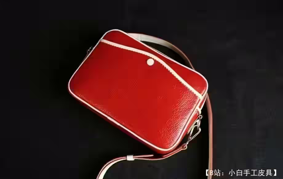 带拉链的斜挎包的图案 - 5