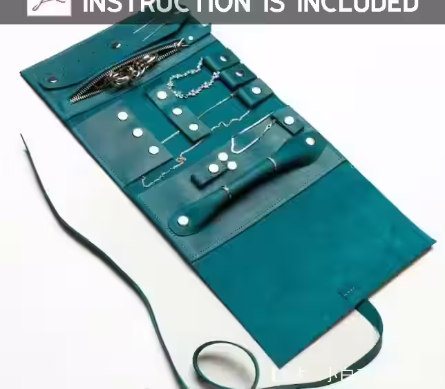 用于珠宝和贵重物品的皮革扭曲图案 - 1