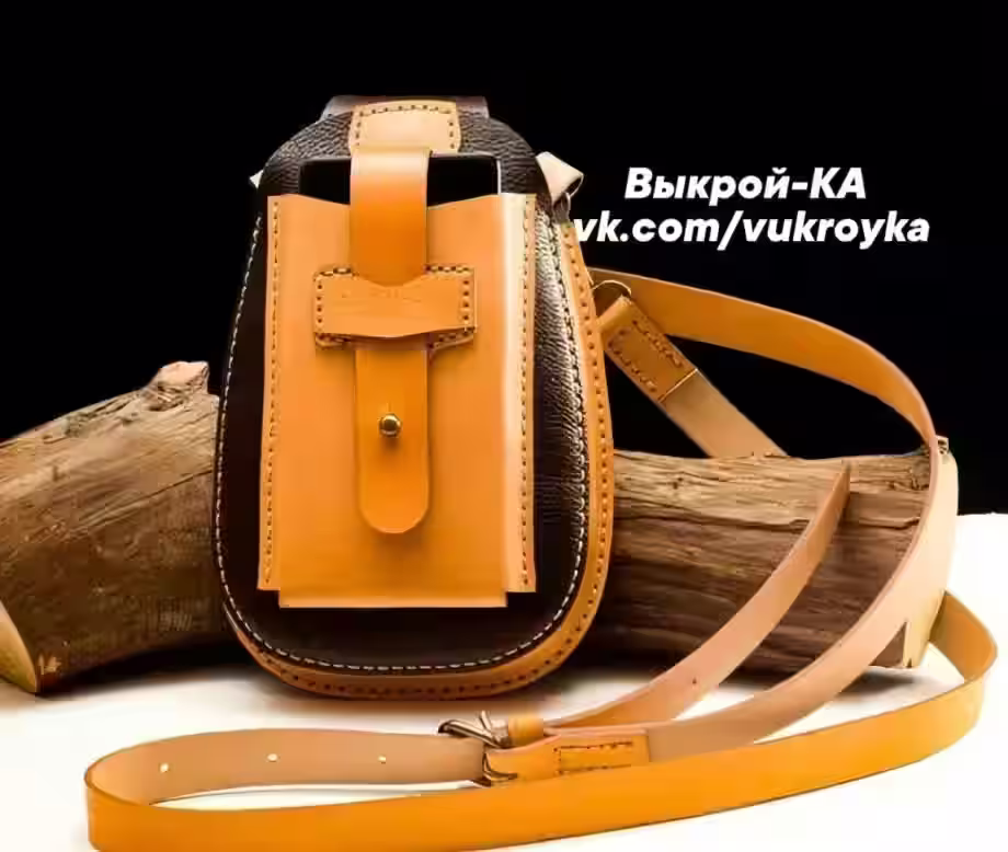 智能手机小皮革手提包的图案 - 1