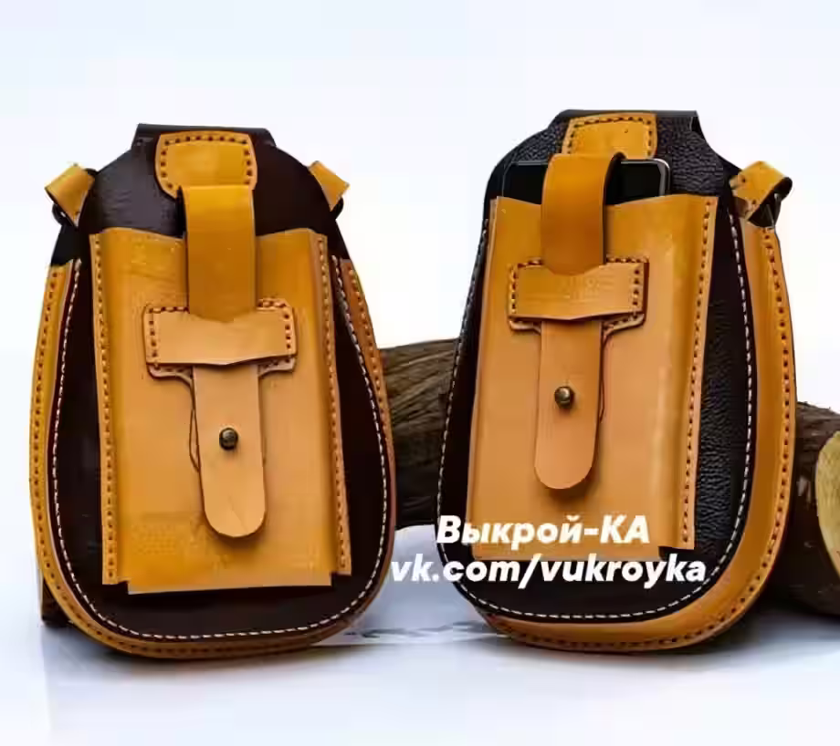 智能手机小皮革手提包的图案 - 4