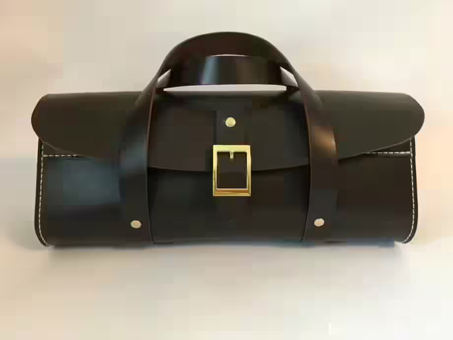 一瓶酒的皮包图案 - 3