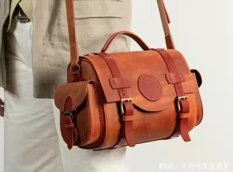 小皮包图案（斜挎包） - 1