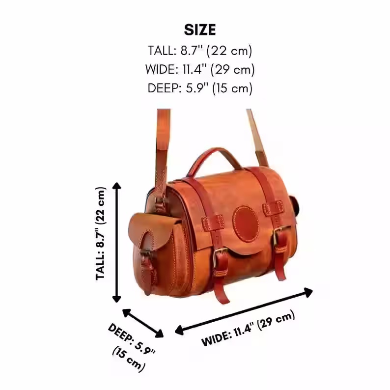 小皮包图案（斜挎包） - 5