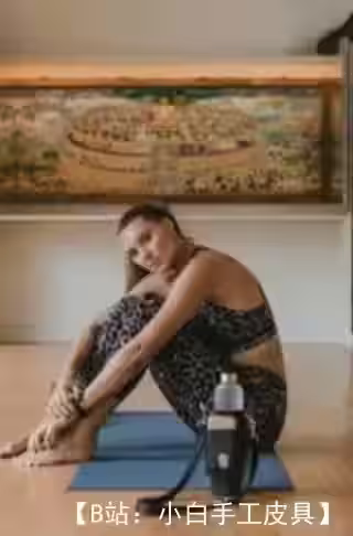 用于烧瓶和手机的皮革手提包的图案 - 4