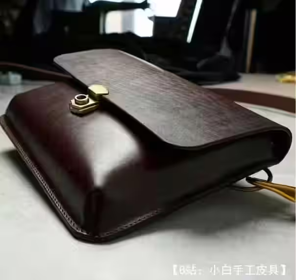 皮革斜挎包图案 - 2