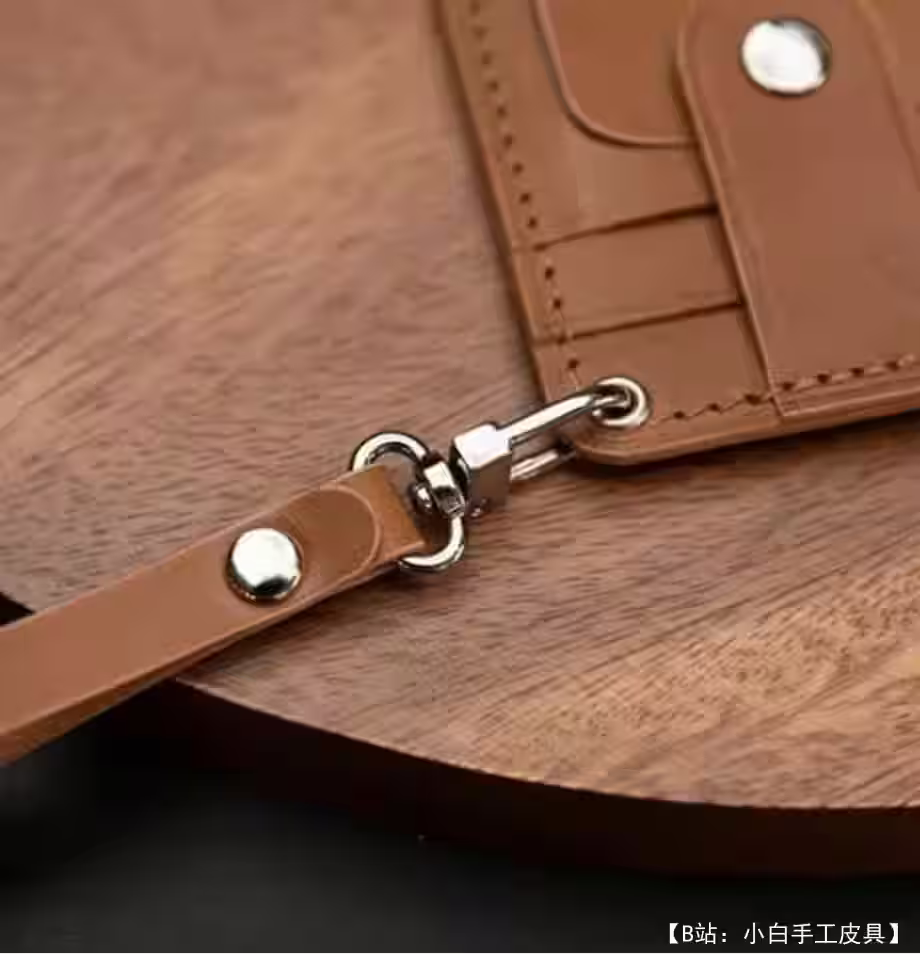 银行卡和通行证皮革卡夹图案 - 2