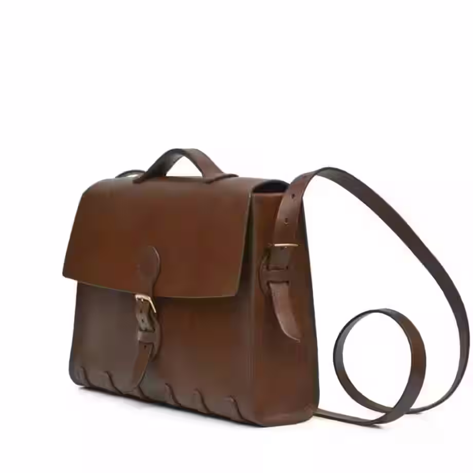 带扣皮革公文包图案 - 3