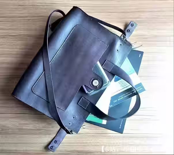 皮革斜挎包图案 - 2