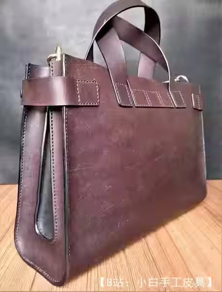 皮革斜挎包图案 - 4