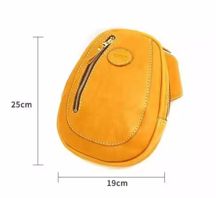 小皮革紧凑背包的图案 - 1