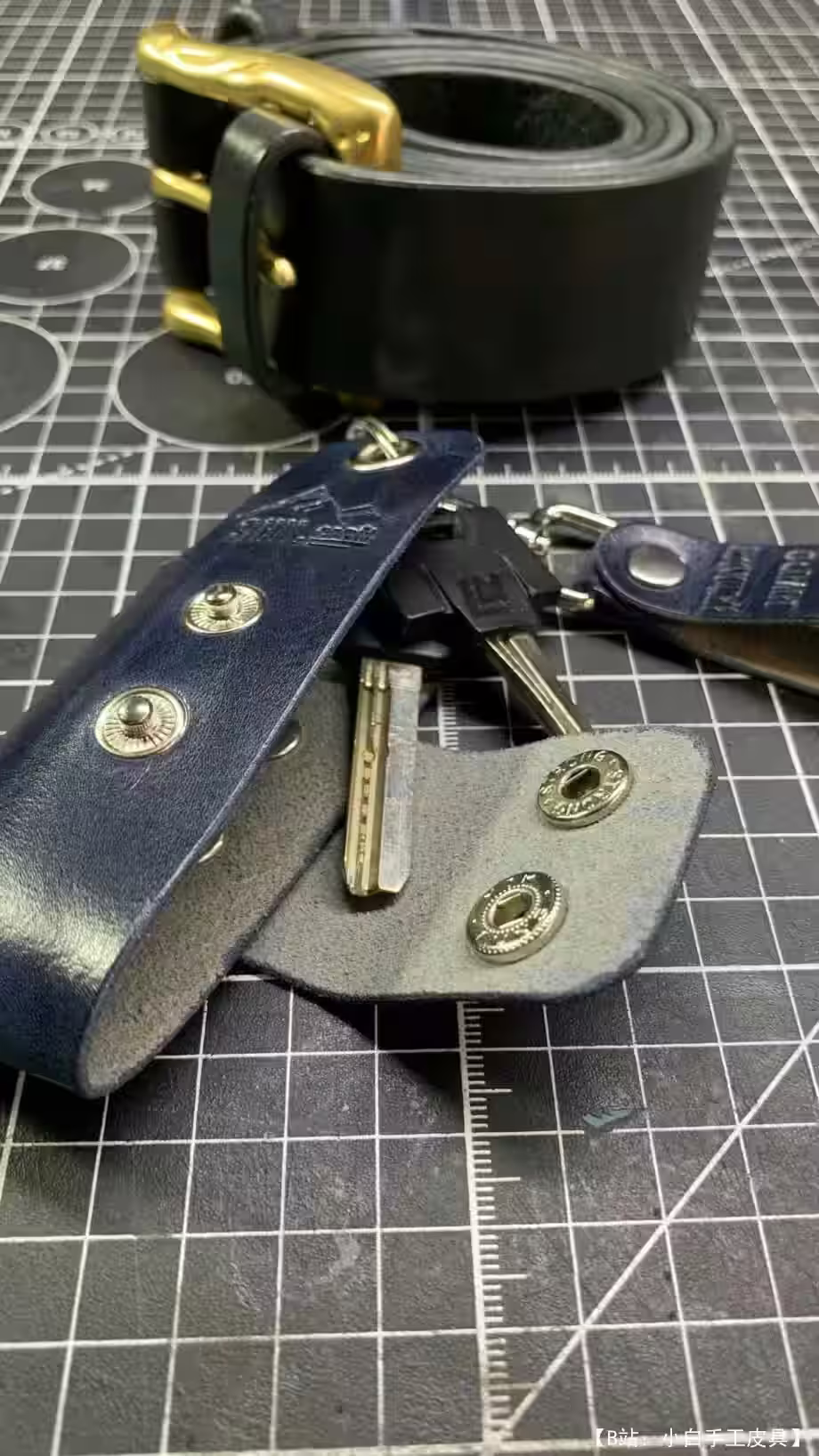 皮革钥匙扣图案 - 2