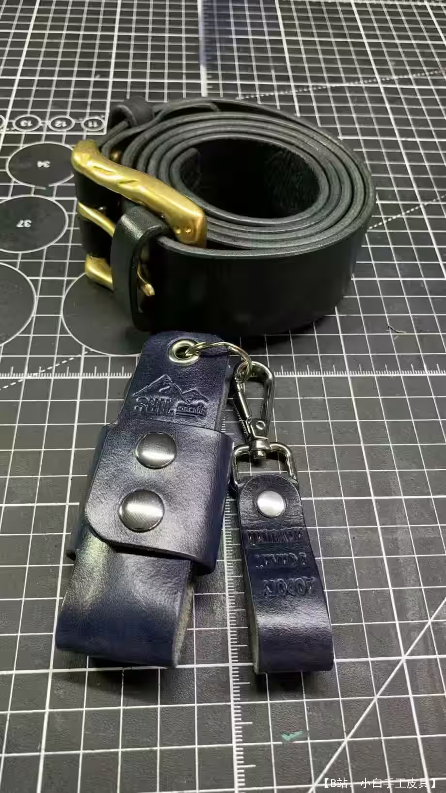 皮革钥匙扣图案 - 3