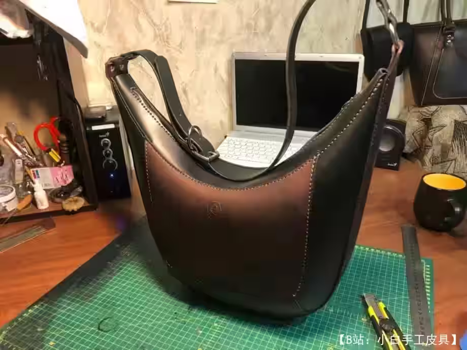 皮革女士包波西米亚风包的图案 - 1