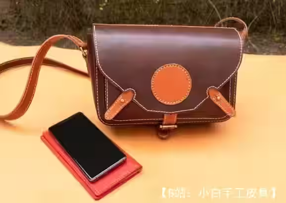 皮革斜挎包图案 - 2