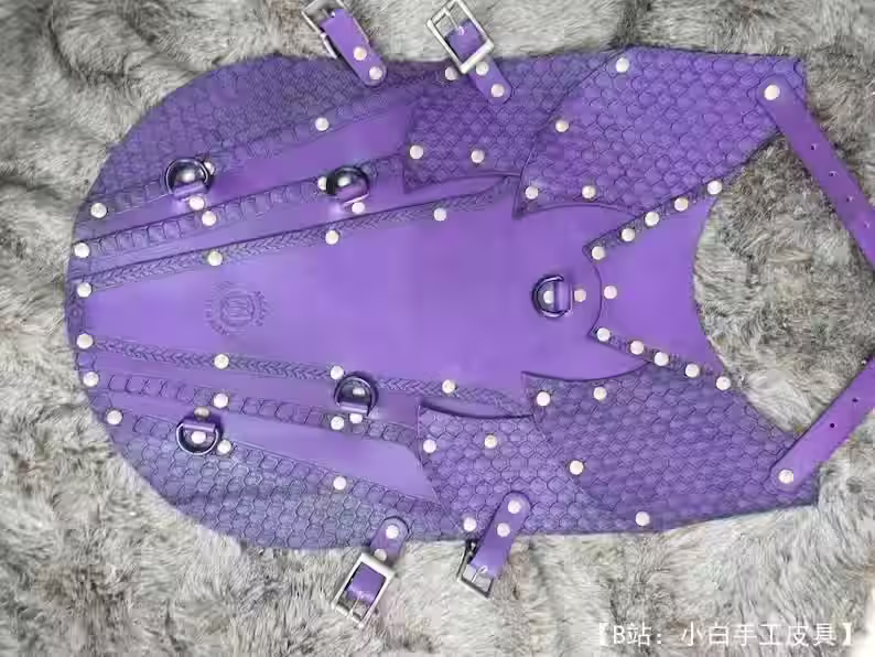 刺客风格狗的皮斗篷图案 - 3