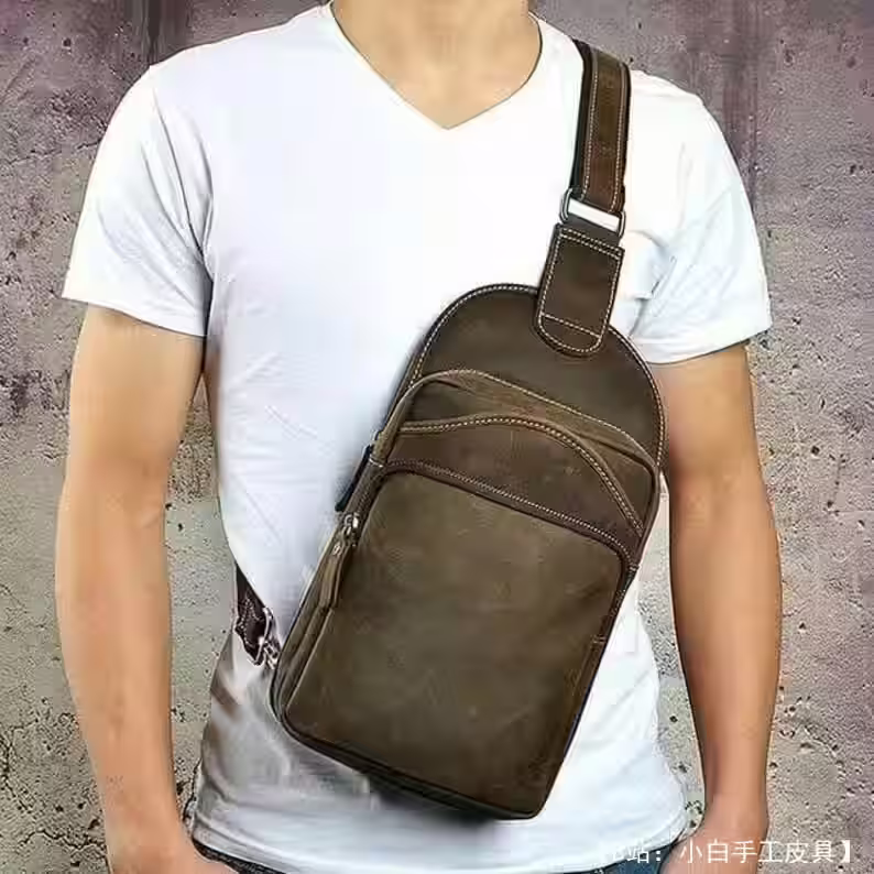 皮革单肩包/单肩包图案 - 2