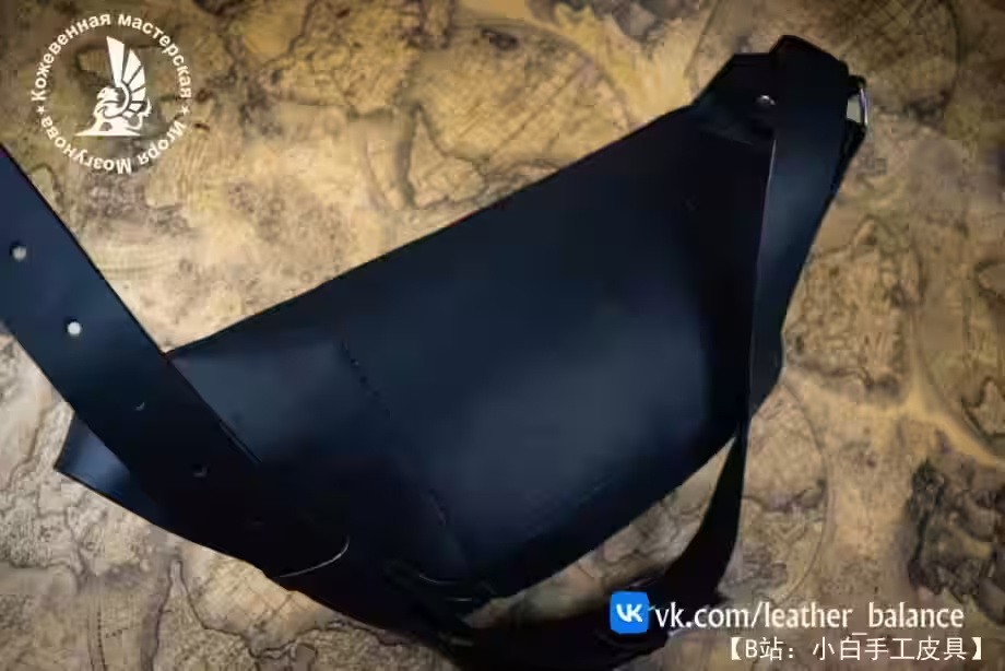 两部分皮革腰包的图案 - 5