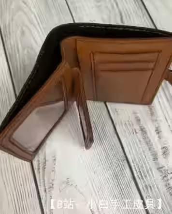 用于存放驾驶员证件、驾照和现金的皮革码头支架/钱包的图案 - 3