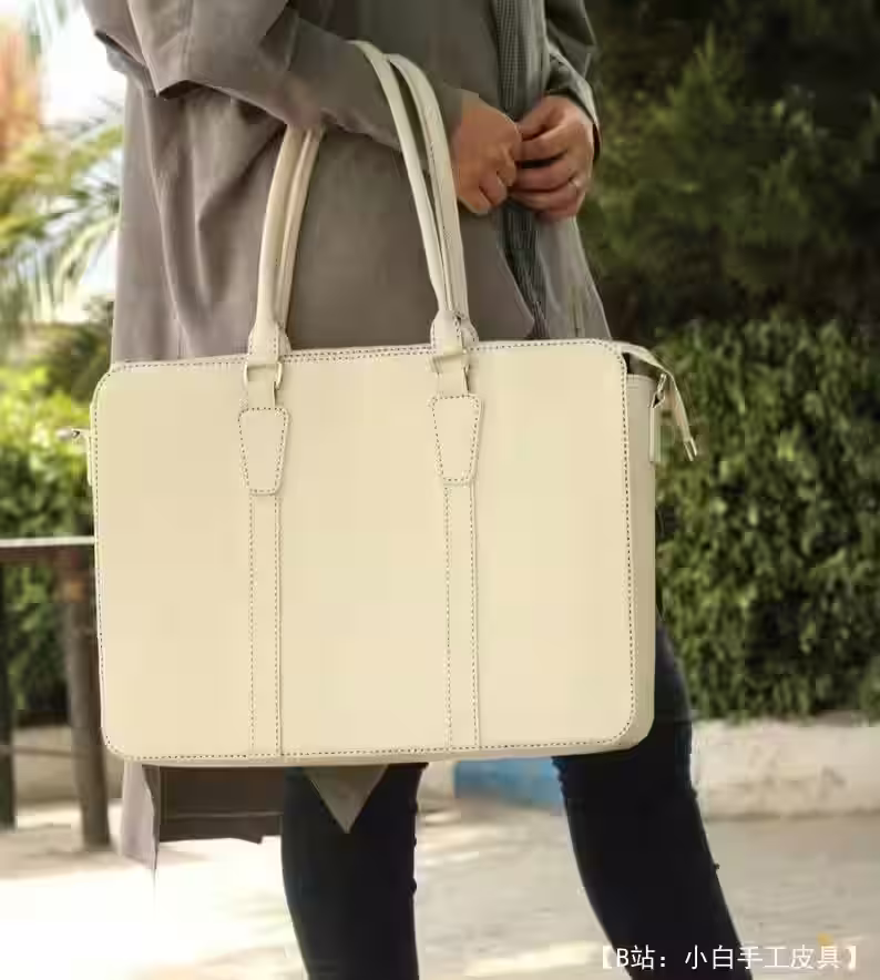 文件公文包皮革公文包图案 - 1