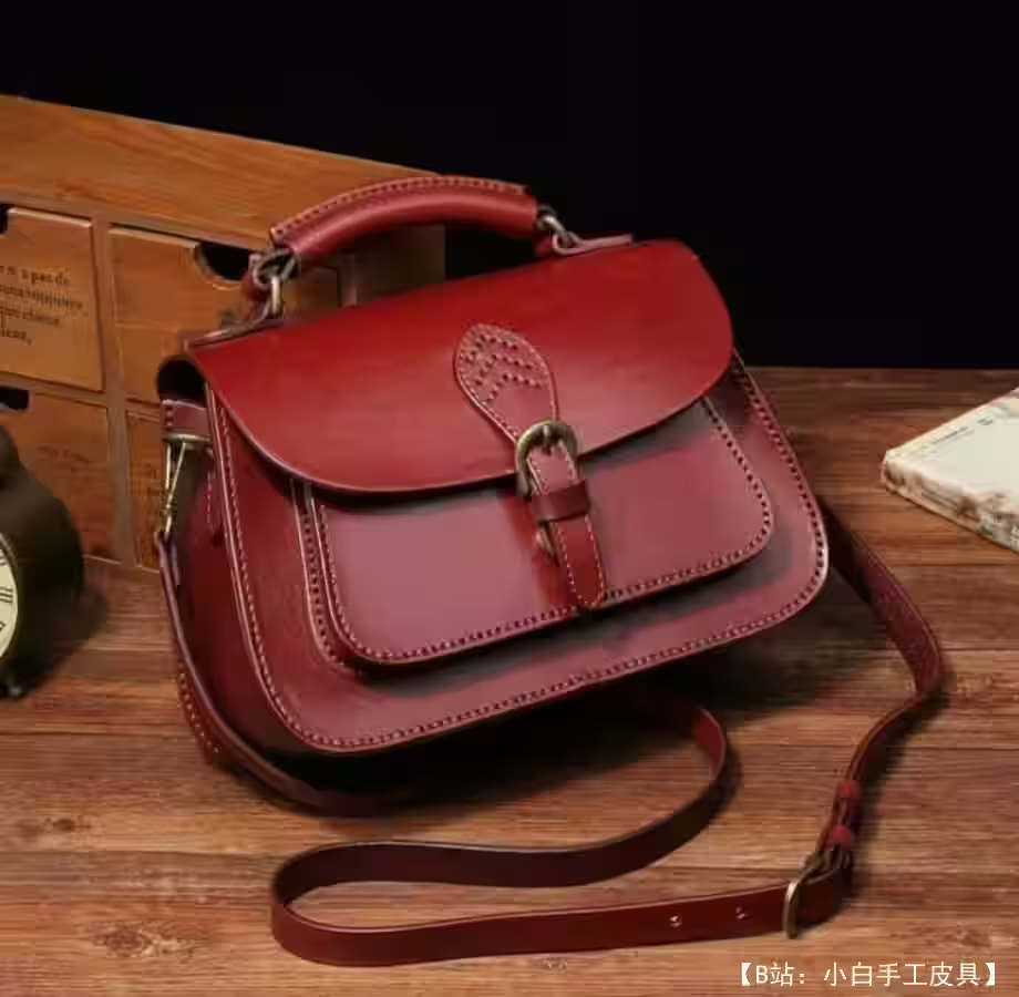 LSW 皮革女式手提包图案 - 1