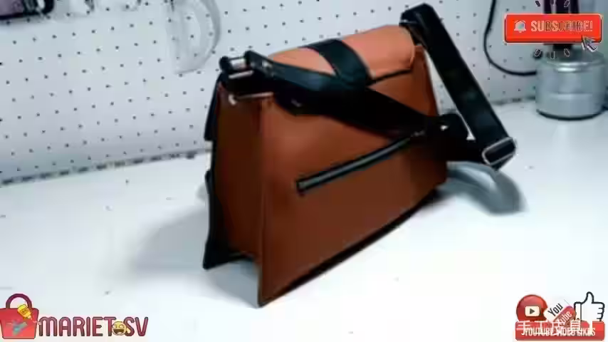 真皮女单肩包图案 - 2