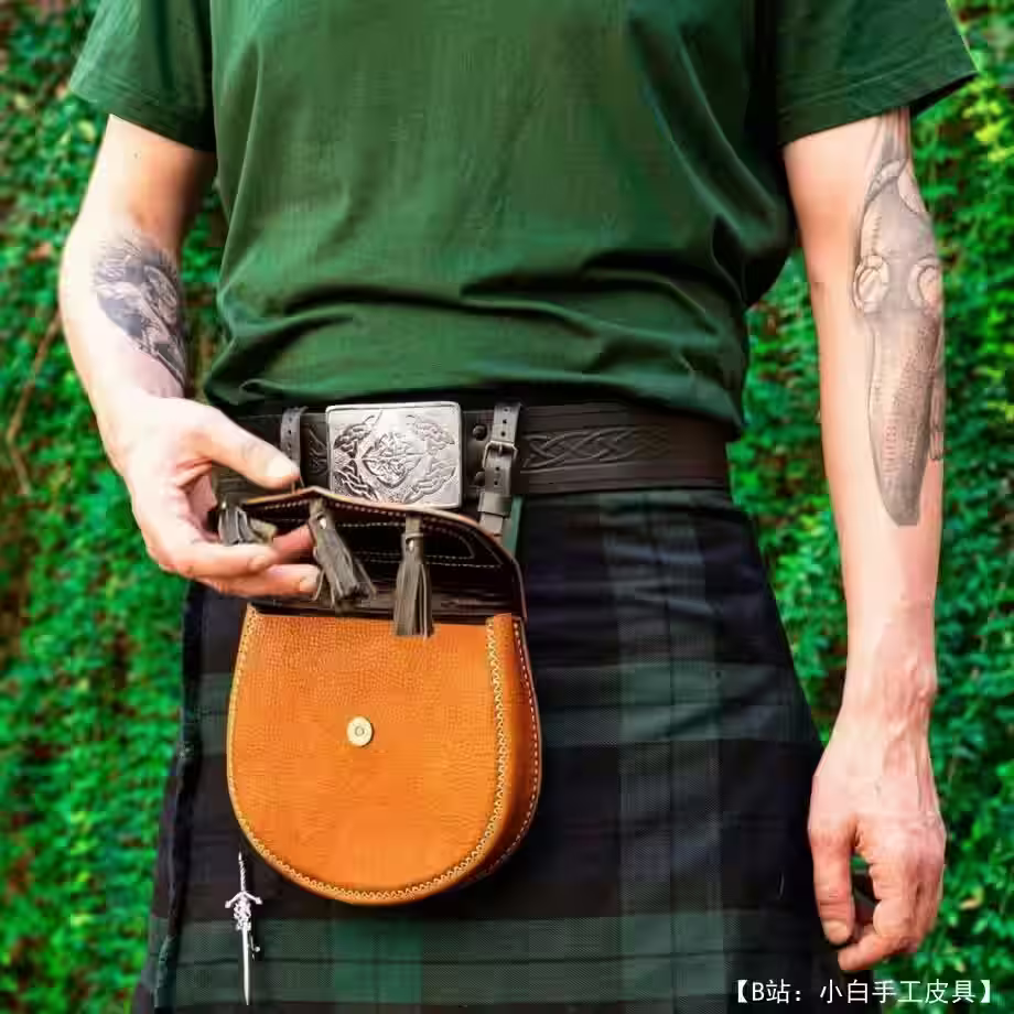 图案皮革女式小腰包 - 2