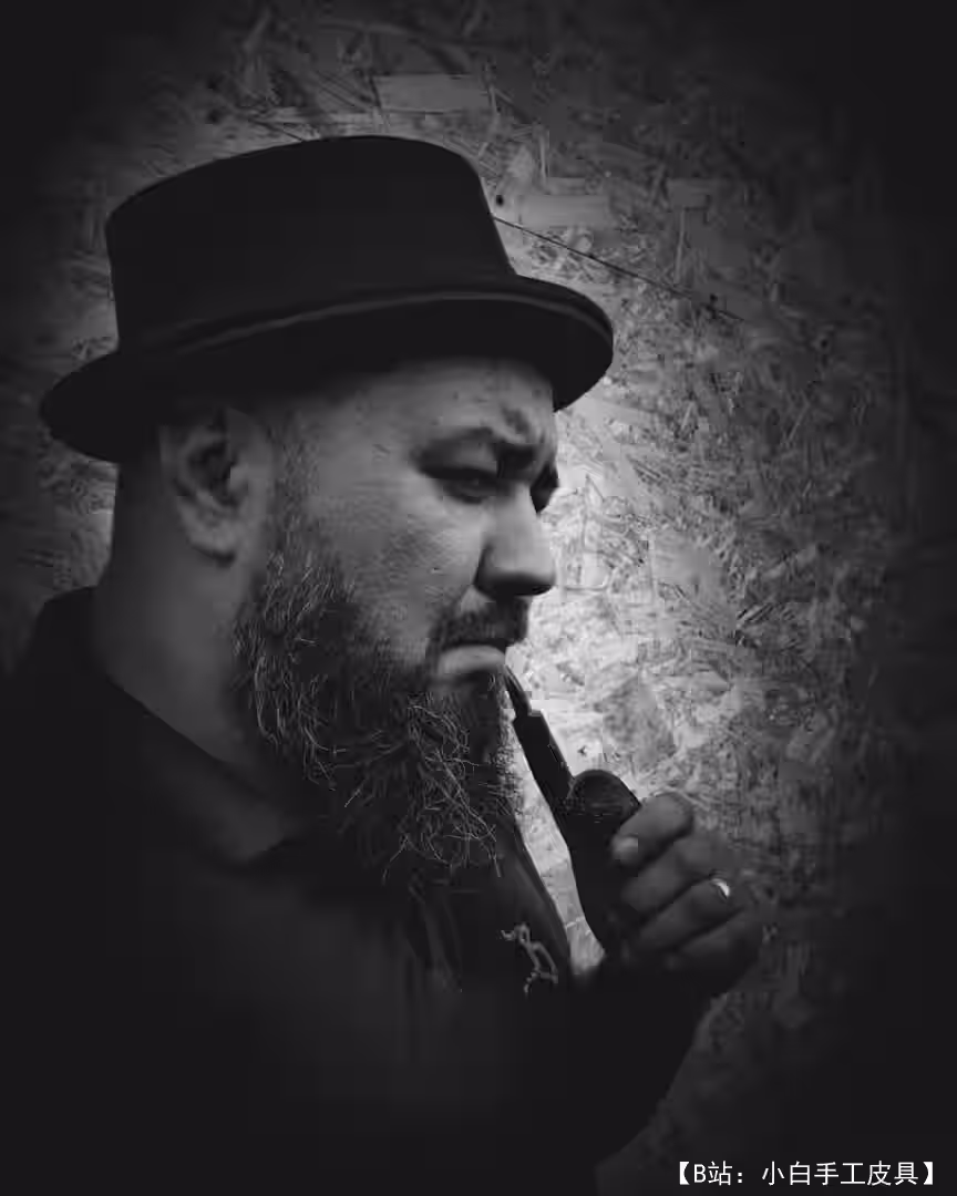 男士皮帽图案 - 3