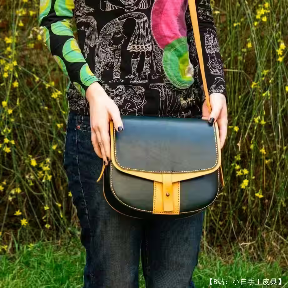 真皮女包斜挎包图案 - 2