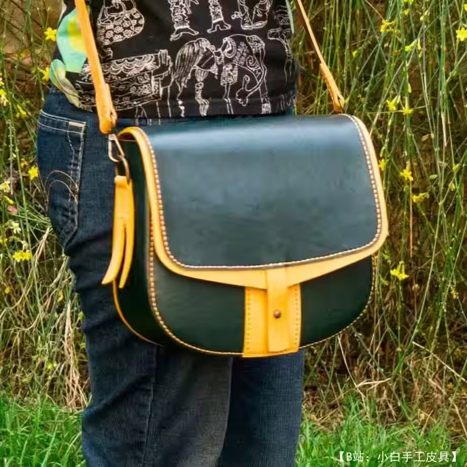 真皮女包斜挎包图案 - 6