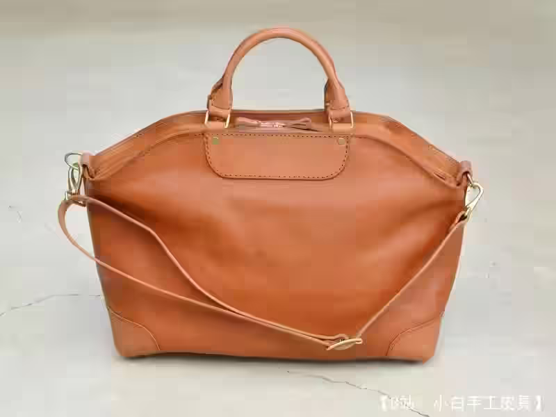 用于商务和日常任务的带拉链皮包的图案 - 1