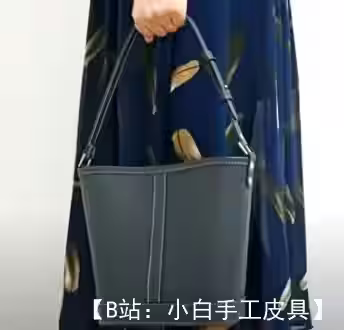 真皮女包水桶图案 - 3
