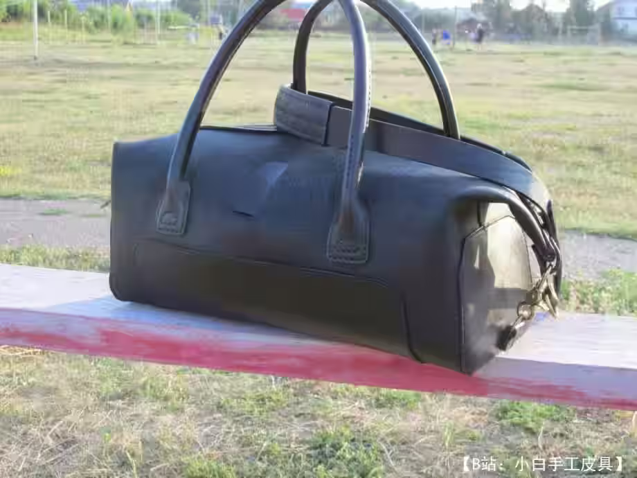 皮革旅行包的图案，有两种图案（小和大） - 5