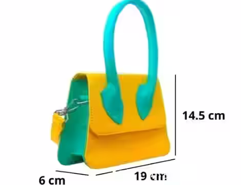 小皮革迷你手提包的图案 - 1