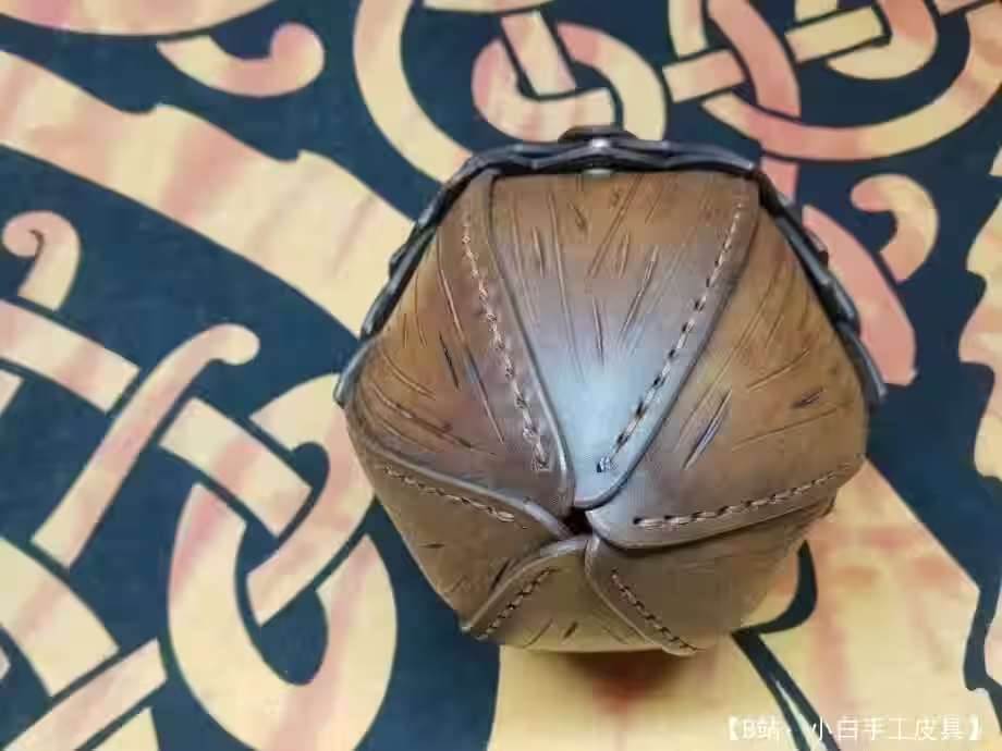 橡子形状的皮包图案 - 3