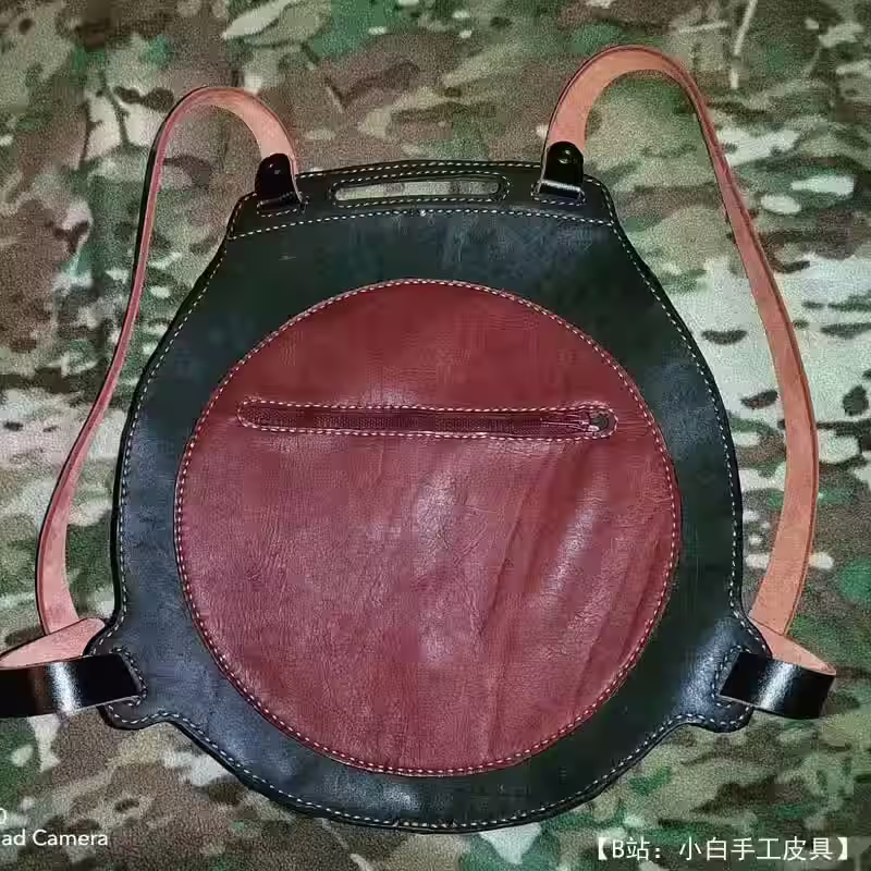 不寻常的皮革女式背包的图案 - 3